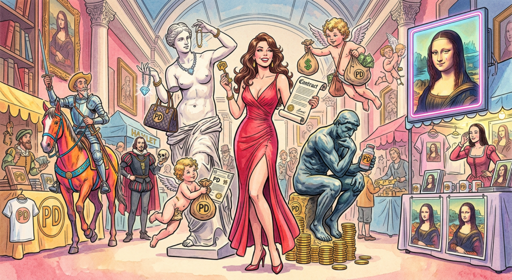Illustration de l'article Construire un business rentable autour de l’exploitation des œuvres du domaine public : stratégies, risques et leviers (2026)