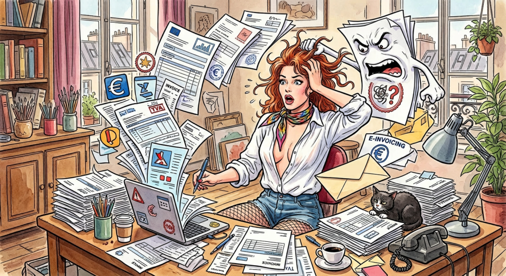Illustration de l'article La révolution de la facturation électronique : synthèse stratégique 2026‑2027 pour entrepreneurs, TPE‑PME et professions libérales