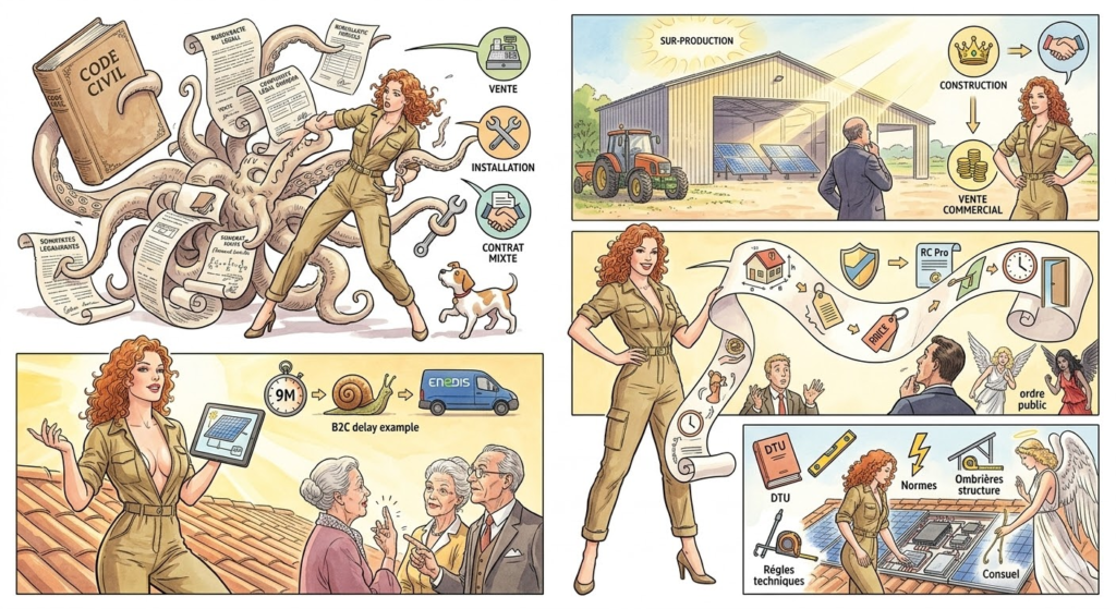 Illustration de l'article RGE, URBANISME, SÉCURITÉ ET CONFORMITÉ : LES EXIGENCES TECHNIQUES INDISPENSABLES POUR TOUT ENTREPRENEUR PHOTOVOLTAÏQUE