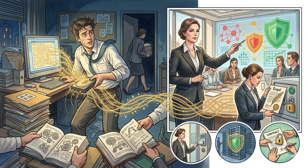 Illustration de l'article Secrets des affaires & contentieux : stratégies avancées pour dirigeants face aux risques internes et externes