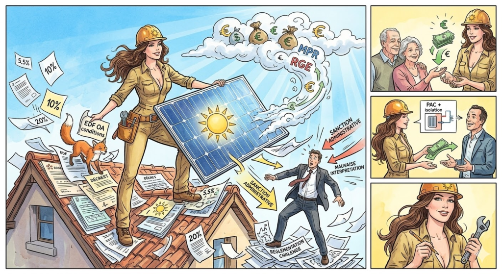 Illustration de l'article Aides, subventions, financements et obligations d’achat : Le guide complet pour entrepreneurs du photovoltaïque