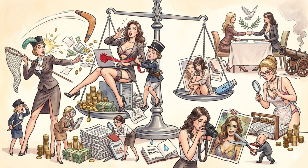 Illustration de l'article DROIT D’AUTEUR, LOGICIELS, DESSINS & MODÈLES : LES RISQUES JURIDIQUES LES PLUS VIOLENTS (ET COMMENT LES ÉVITER GRÂCE À LA NÉGOCIATION RAISONNÉE)