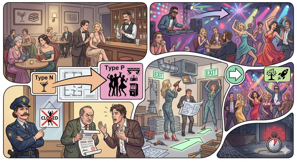 Illustration de l'article Bar classique qui devient bar dansant : la synthèse complète pour ne pas se faire fermer