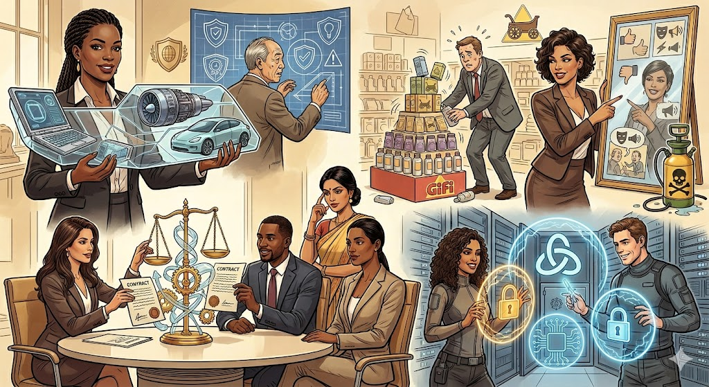 Illustration de l'article Protéger sa marque, ses contrats et ses innovations : ce que l’actualité rappelle aux dirigeants